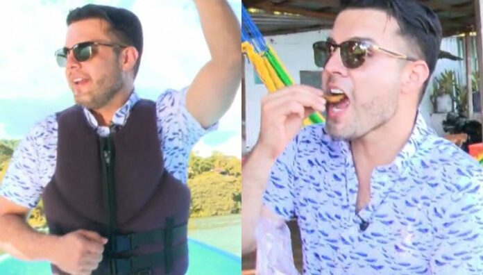 ¡Con limón y sal! Así disfrutó Henry Urbina de unas pescaditas en el lago de Ilopango El presentador degustó las famosas pescaditas durante su visita al lago de Ilopango y disfrutó un recorrido en lancha con música y baile.