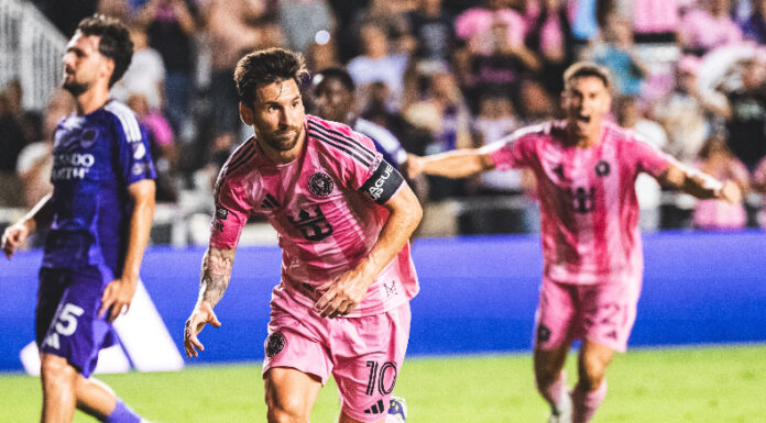 Lionel Messi anotó dos goles en la victoria del Inter Miami ante el Orlando City y se clasificó a la final de la Leagues Cup.