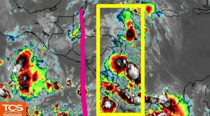 Hay fuertes probabilidades que las lluvias de hoy, sean similares a las de ayer, con intensidad de viento por el paso de Onda Tropical.