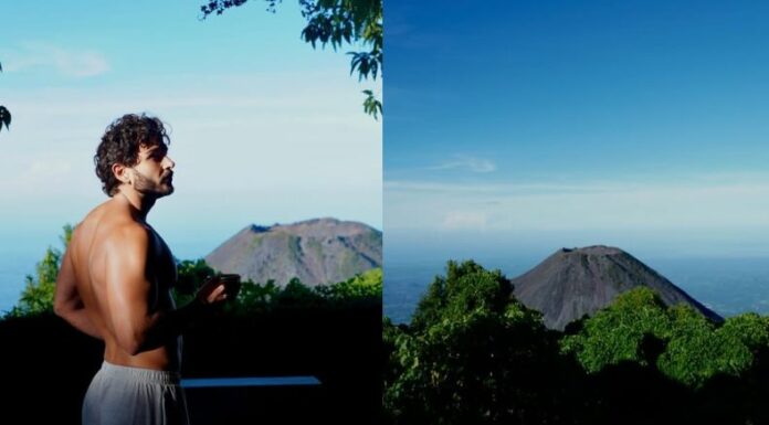Rafael Oropeza se fue a recargar baterías al occidente del país. El conductor se enamoró de la vista panorámica hacia el Volcán de Izalco.