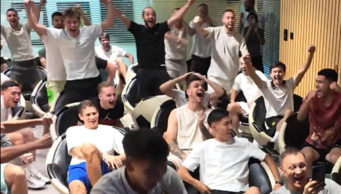 Kairat Almaty se enfrentará al Real Madrid Los jugadores del Kairat Almaty reaccionaron tras el sorteo de la Fase de Liga de la Champions en la que se enfrentarán al Real Madrid.