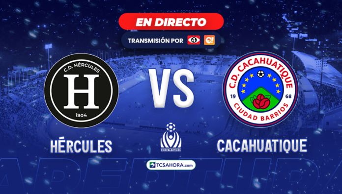 PORTADA HÉRCULES VS CACAHUATIQUE Repasa los detalles del partido de la fecha 8 del Torneo Apertura 2025 de la Liga Mayor de Fútbol entre Hércules y Cacahuatique.