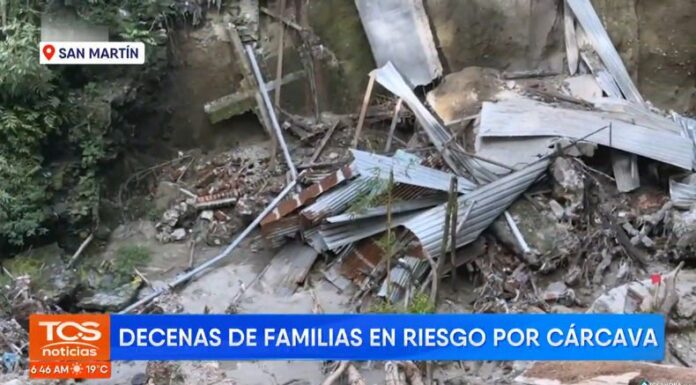 Una cárcava amenaza a más de 100 familias que habitan en la colonia San José del distrito de San Martín.