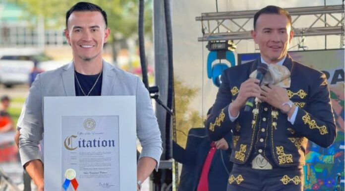 El conductor y cantante salvadoreño fue homenajeado en el Festival “Soy Salvadoreño”, celebrado en Nueva York, por su trayectoria y aporte a la comunidad.