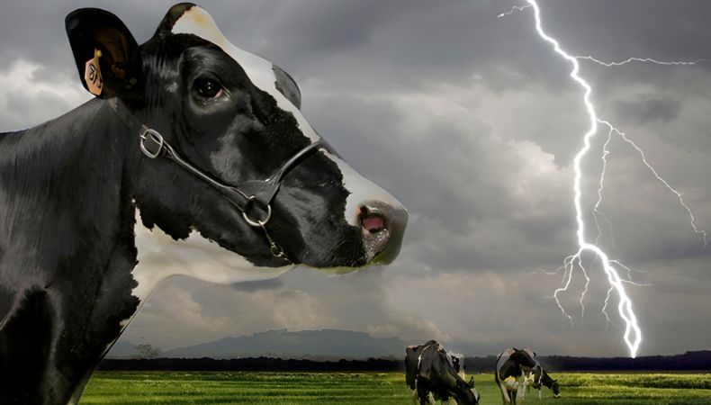 Un rayo mató a nueve vacas durante una tormenta eléctrica en La Unión, situación que deja una interrogante: ¿cómo proteger al ganado?
