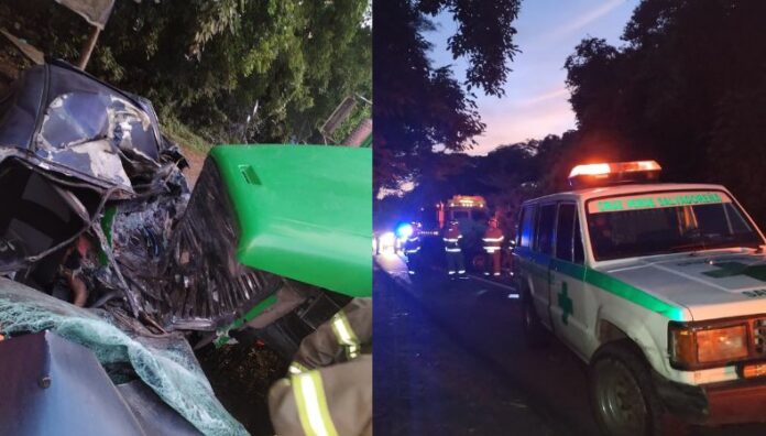 Dos fallecidos en accidente de tránsito en San Miguel Del 1 de enero al 1 de septiembre, las autoridades reportan 788 decesos en accidentes de tránsito.