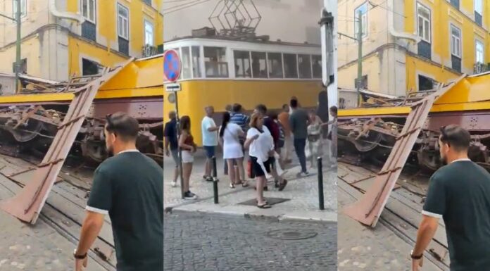 Al menos tres personas murieron y otras 20 resultaron heridas tras el descarrilamiento del tranvía funicular de Gloria en Lisboa, Portugal.