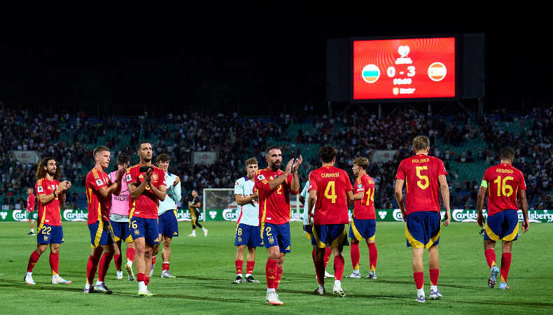 España goleó de visita a Bulgaria en su primer encuentro de Eliminatorias Europeas rumbo al Mundial de la FIFA 2026.