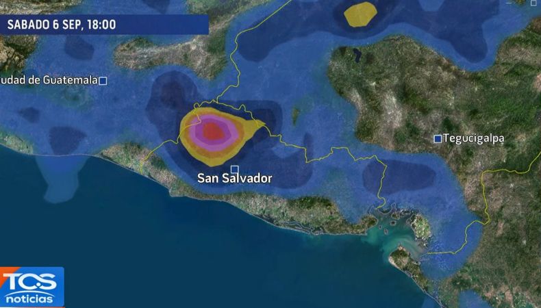 Para estos tres días, no se observan sistemas bien definidos. Se tendrá nubosidad, lluvias y algunas tormentas en zonas puntuales del país.