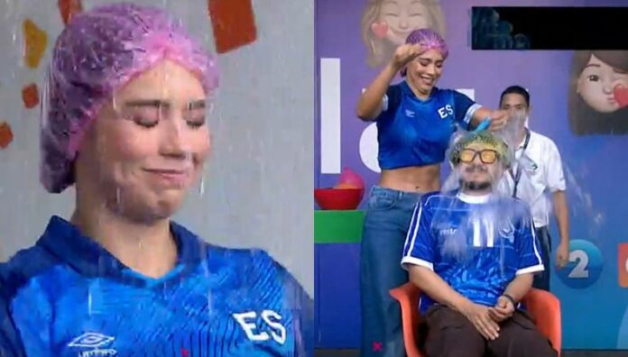 ¡Chapuzón inesperado! Fátima y Marco terminan empapados Los conductores Marcos Bustamante y Fátima Calderón se lanzaron a un reto en vivo que acabó con más agua de la esperada y muchas risas.