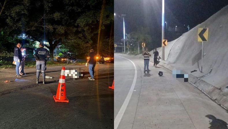 Al menos dos personas murieron y cinco resultaron lesionadas en diferentes accidentes de tránsito ocurridos el sábado en El Salvador.