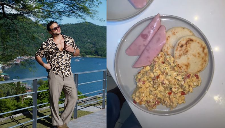 Rafael Oropeza sorprendió a su familia al preparar un desayuno con arepas y mucho sabor casero.