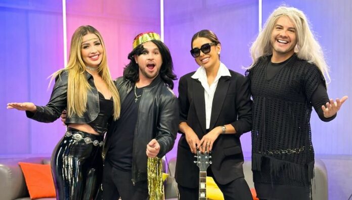 Conductores de Viva la Mañana se convierten en estrellas internacionales Un cierre inesperado convirtió el set en un festival de imitaciones, donde los conductores sorprendieron al público al encarnar a Shakira, Alejandro Sanz, Belinda y Jay de la Cueva.