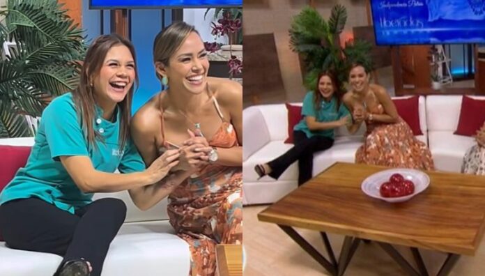 La chef Marjorie ¡salvó en vivo a Luciana Sandoval! Un inicio inesperado en pleno programa terminó robándose las risas y dejando claro cómo se apoyan las conductoras frente a la audiencia.