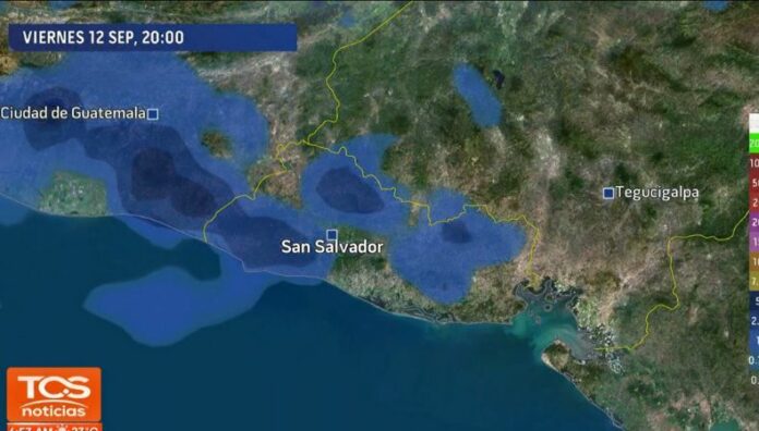 Una Onda Tropical transitará esta noche por territorio salvadoreño Hoy habrá lluvia por el paso de Onda Tropical por el territorio y mañana por el arrastre de humedad y el domingo, algunos núcleos en el oriente del país.