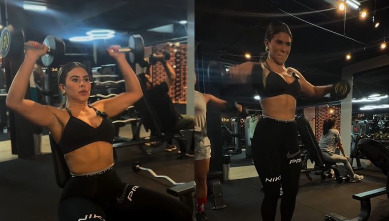 La conductora de Llévatelo compartió en Instagram los ejercicios que siempre incluye en su entrenamiento de hombros y reveló cómo cada uno aporta fuerza y definición.