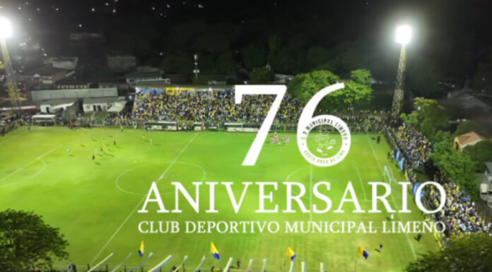 Municipal Limeño cumplió 76 años desde su fundación, actualmente el equipo de Santa Rosa Lima es el subcampeón nacional.