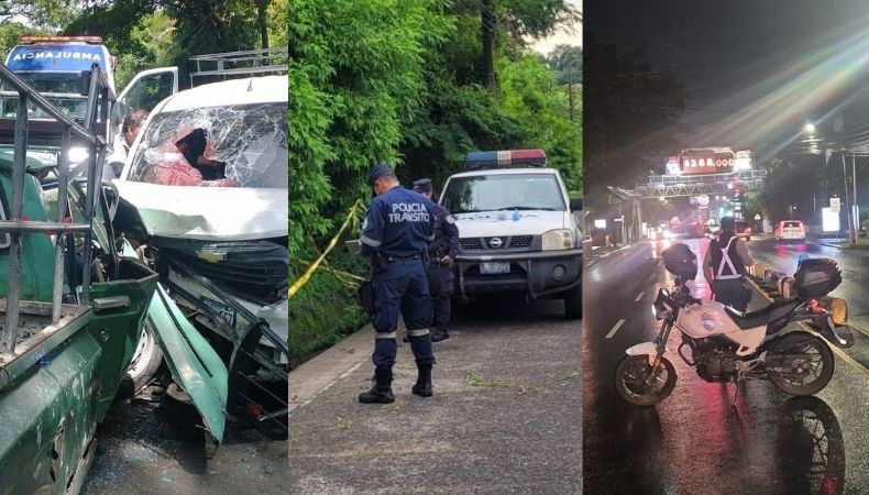 Este domingo, un motociclista falleció en San Juan Talpa y seis personas resultaron lesionadas en otros accidentes de tránsito.