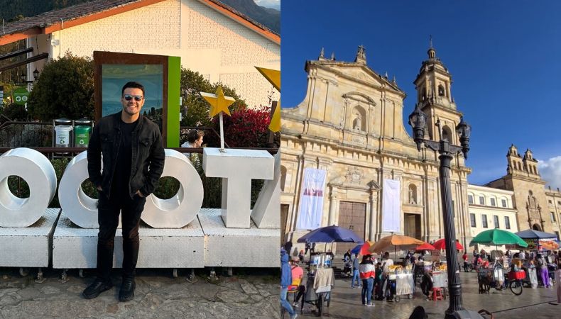 El conductor de Viva la Mañana compartió con sus seguidores parte de su recorrido por una ciudad sudamericana, mostrando paisajes y sitios emblemáticos.