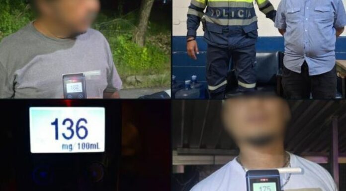 Hasta el 15 de septiembre, el Observatorio Nacional de Seguridad Vial (Onasevi), reporta 1,644 detenidos por conducción peligrosa.
