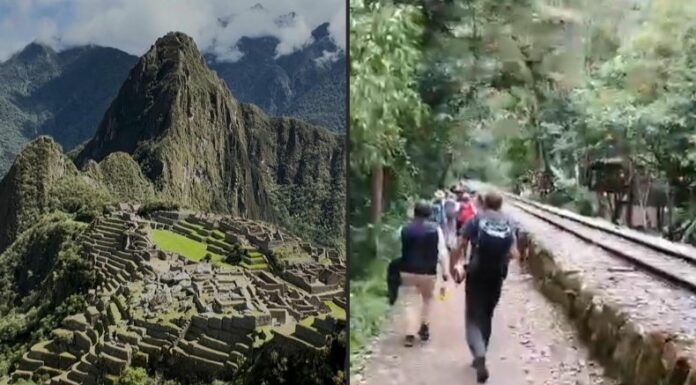 Turistas quedaron varados en un sitio arqueológico del sureste de Perú debido a una protesta que terminó en enfrentamientos, dejando 14 policías lesionados.