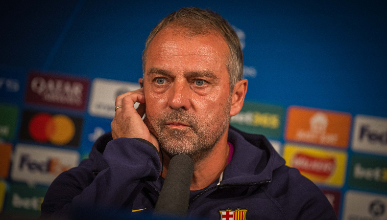 El técnico alemán del Barcelona, Hansi Flick, se deshizo en elogios para el extremo inglés luego de sus dos goles ante el Newcastle.