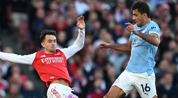 Arsenal logró empatar en tiempo agregado el encuentro de este domingo ante el Manchester City de Guardiola.