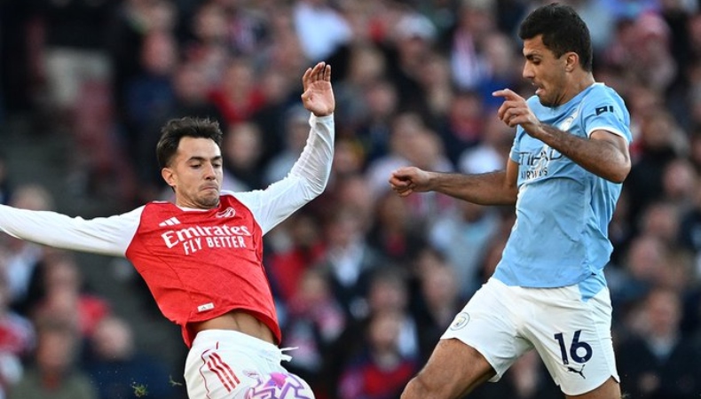 Arsenal logró empatar en tiempo agregado el encuentro de este domingo ante el Manchester City de Guardiola.