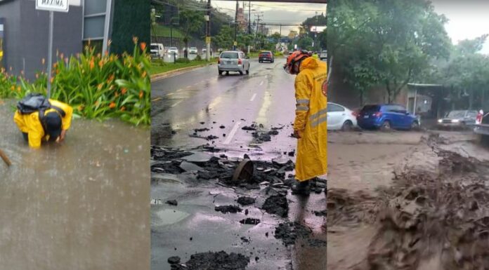 Las intensas lluvias de las últimas horas dejaron estragos en diferentes zonas del país, como inundaciones y crecidas de ríos.