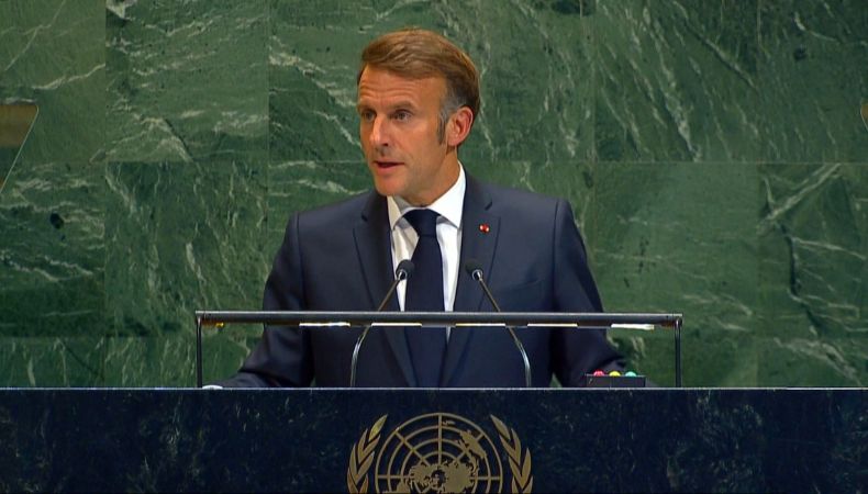 Emmanuel Macron anunció el reconocimiento de Francia al Estado de Palestina, afirmando que actuaba en interés de la paz.