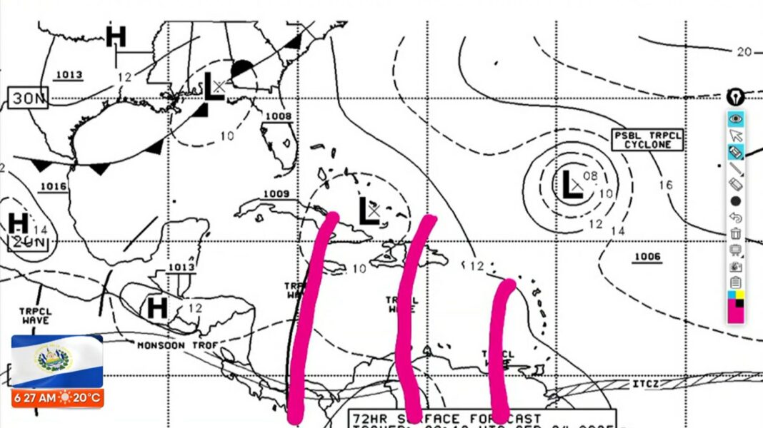 Desde el fin de semana se tendrán lluvias bastante intensas Se esperan lluvias intensas en el país, por el paso de tres Ondas Tropicales; y, por la Zona de Convergencia Tropical, cerca de zona costera.