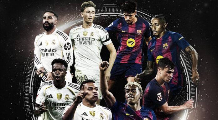 Real Madrid y Barcelona se enfrentarán el 26 de octubre en el Santiago Bernabéu en el primer Clásico de la temporada.