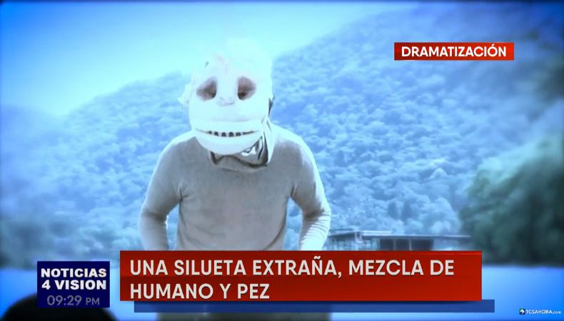 Un grupo de personas vivió momentos de pánico al encontrarse con una terrorífica criatura de piernas largas cuando se dirigían al lago de Coatepeque.