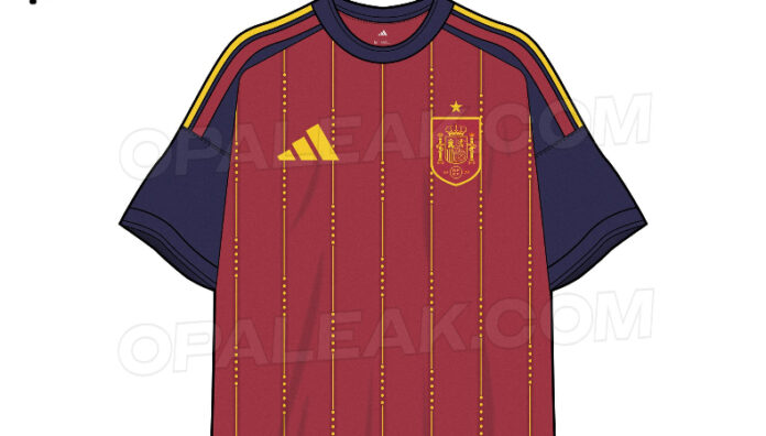 Se filtra la posible camisa de España para el Mundial 2026 La camisa de España para el Mundial de 2026 volvería al tradicional rojo con