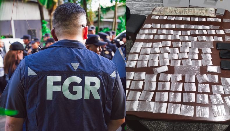 La FGR y la PNC ejecutaron un operativo para desarticular una estructura de narcotráfico con operaciones locales e internacionales.