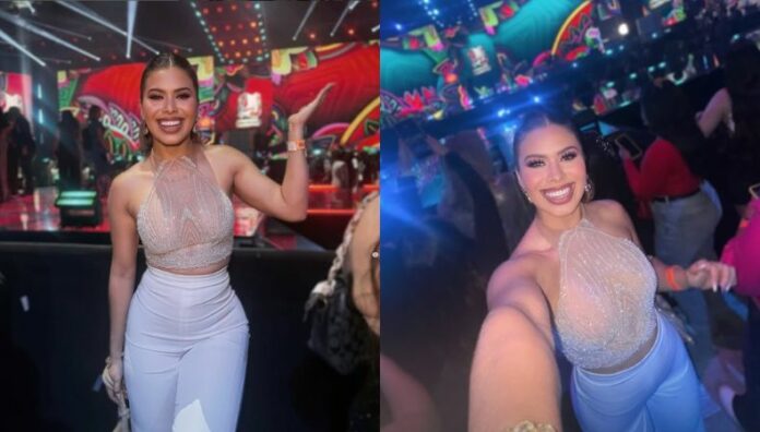 Linda Sibrián vivió a lo grande la fiesta de los Premios Juventud La conductora de