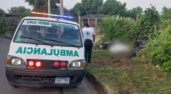 Un motociclista murió este domingo al accidentarse en la carretera de Opico a Ciudad Arce, luego de esquivar a un perro que se atravesó en la vía.