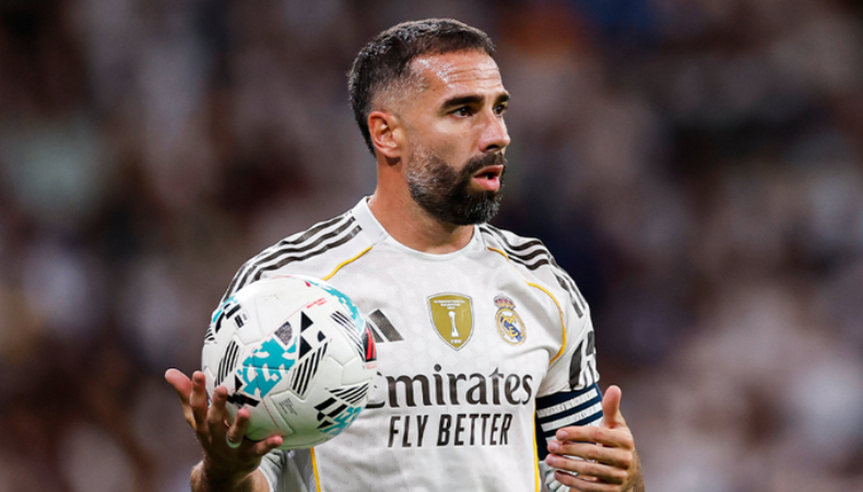 El defensa español del Real Madrid estará al menos cuatro semanas fuera de las canchas por una lesión en la pierna derecha.