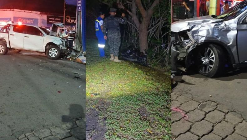 Al menos dos motociclistas fallecieron y varias personas resultaron lesionadas en accidentes de tránsito registrados en diferentes puntos del país.