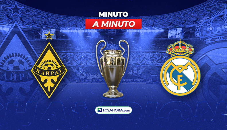 MINUTO A MINUTO l FC Kairat 0-1 Real Madrid l 30 de septiembre 2025 Sigue aquí todas las incidencias de la visita de los merengues en Kazajistán.