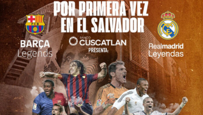 Leyendas del Real Madrid y Barcelona El 8 de noviembre en el estadio