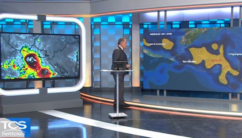 La humedad proveniente del Caribe y del océano Pacífico, generarán lluvias y tormentas en varios lugares del país desde el mediodía.