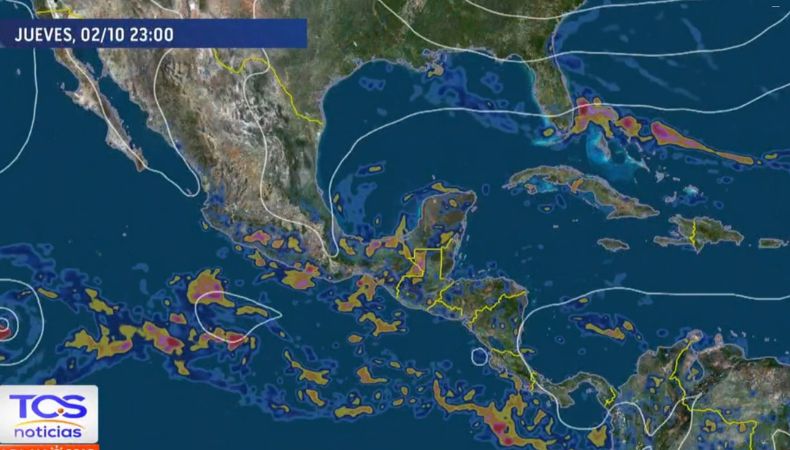 La humedad que está ingresando al país, más acercamiento de Zona de Convergencia Intertropical, provocan las precipitaciones y las lluvias.