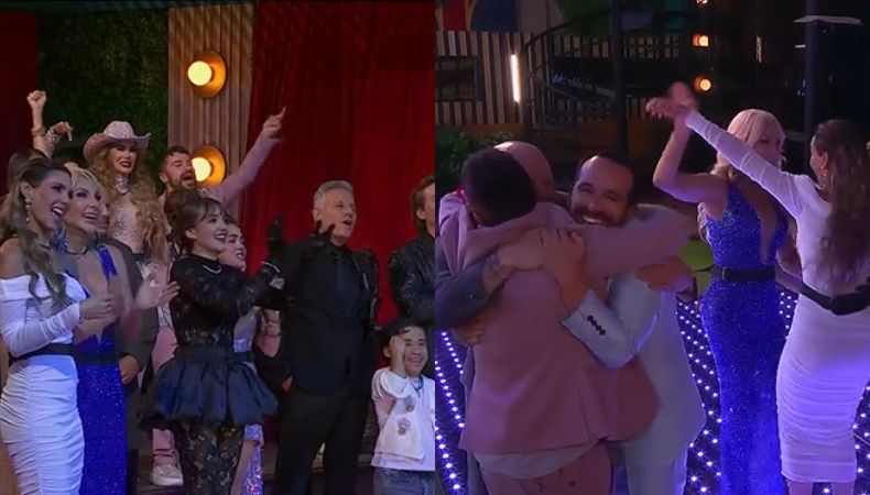 Una jugada sorpresa cambió la noche: finalistas y ex compañeros se reencontraron para vivir juntos la última fiesta antes de la gran final, con Grupo Firme como invitado especial.