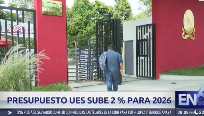 Proyecto de presupuesto 2026 contempla $116.5 millones para la UES El aumento en el presupuesto es de 2.3 millones respecto al año pasado, pero las autoridades universitarias lo consideran insuficiente.