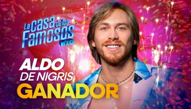 Después de 70 días de convivencia, el público conoció al ganador. La gran final de “La Casa de los Famosos México 2025” coronó a Aldo De Nigris como el ganador absoluto en una noche llena de sorpresas.