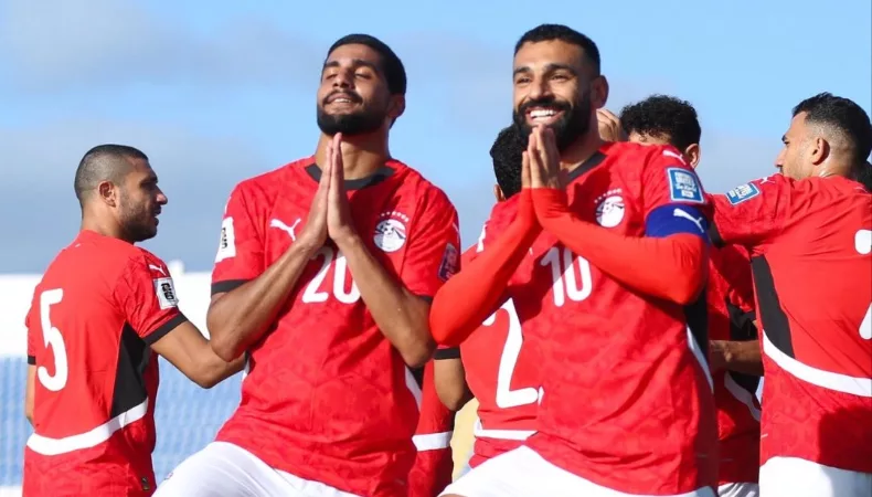 Egipto goleó de visita a la selección de Yibuti para sellar su clasificación a la Copa del Mundo de la FIFA 2026.