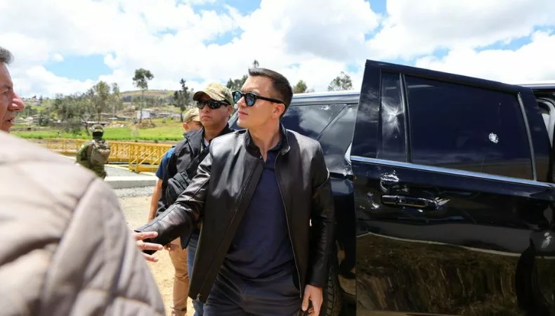 El ataque contra la caravana presidencial de Ecuador durante las protestas de comunidades indígenas fue un intento de asesinato dirigido al mandatario Daniel Noboa, afirmó el gobierno.