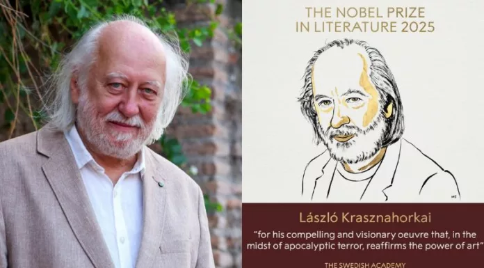 El autor húngaro de 71 años fue galardonado con el Premio Nobel de Literatura 2025 por una obra “convincente y visionaria” que, según la Academia Sueca, reafirma el poder del arte incluso frente al caos.