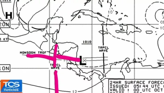 Se tendrá abundante nubosidad y lluvias en varias zonas del país Hoy, abundante nubosidad y lluvias. Onda Tropical, vaguada y la Zona de Convergencia Intertropical están influyendo con las precipitaciones.